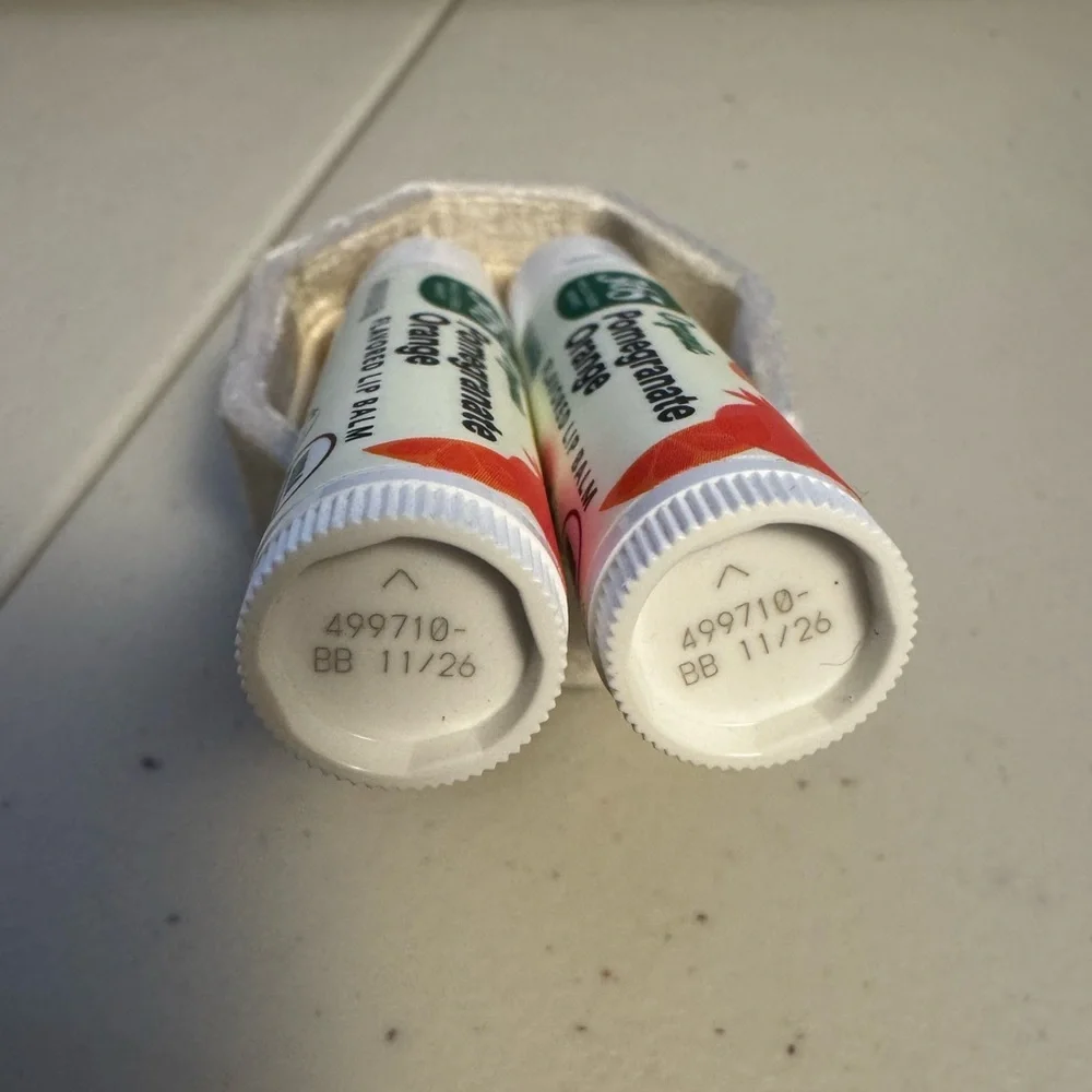 365 Organic Pomegranate Orange Lip Balm